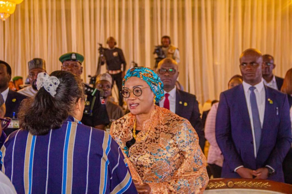 Dr. Denise with Remi Tinubu