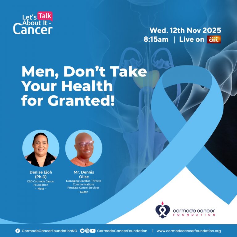 Men, Don’t Take Your Health For Granted!