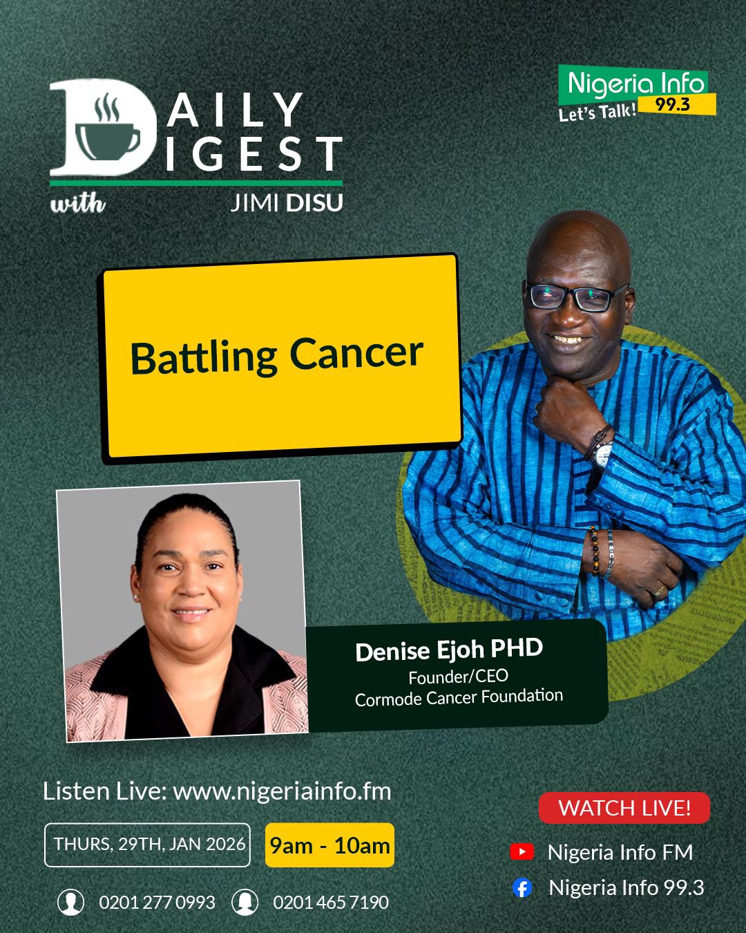 DAILY DIGEST – Battling Cancer