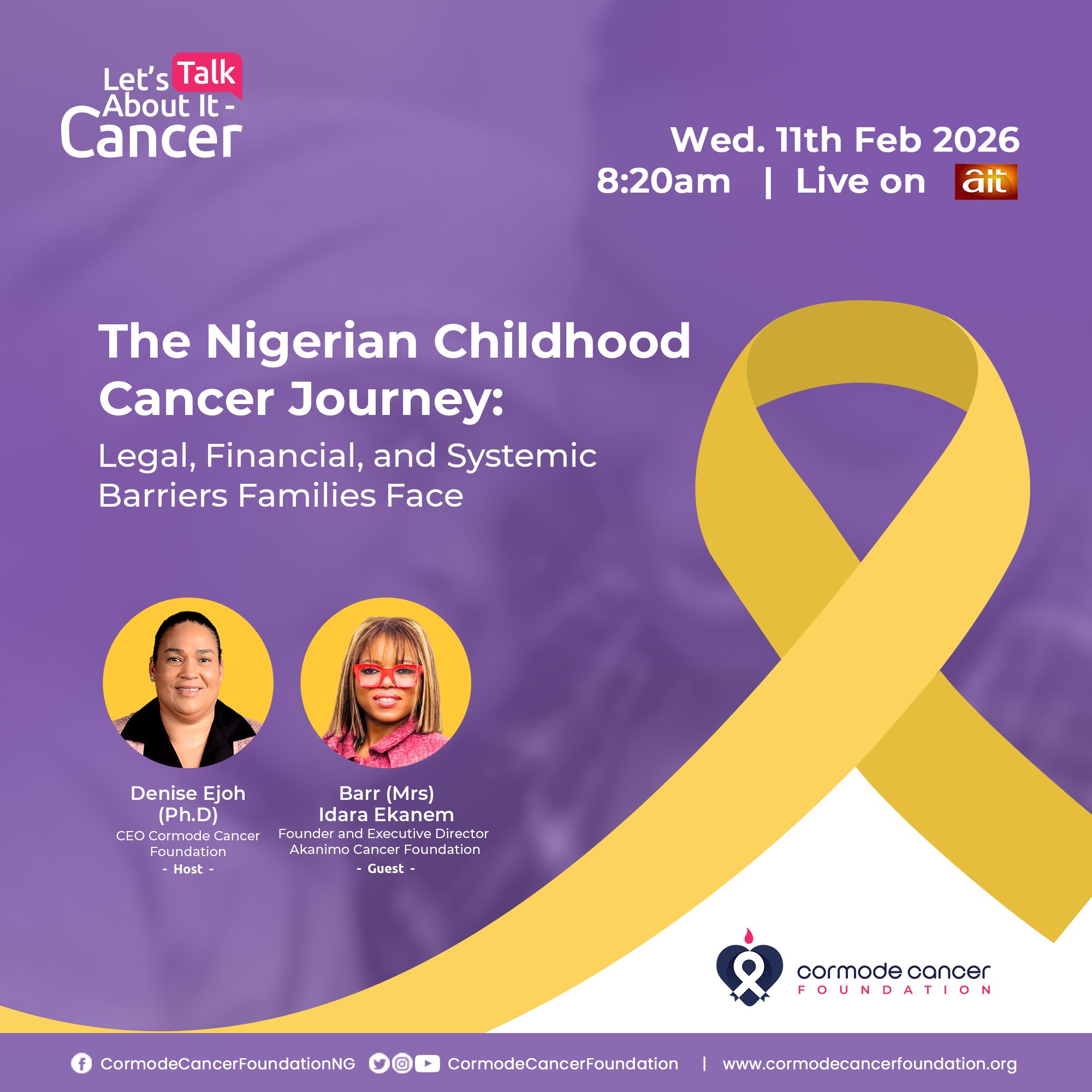 The Nigerian Chihldhood Cancer Journey
